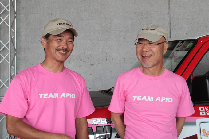 TEAM APIO 4台体制紹介 TEAM APIO 4台体制紹介
