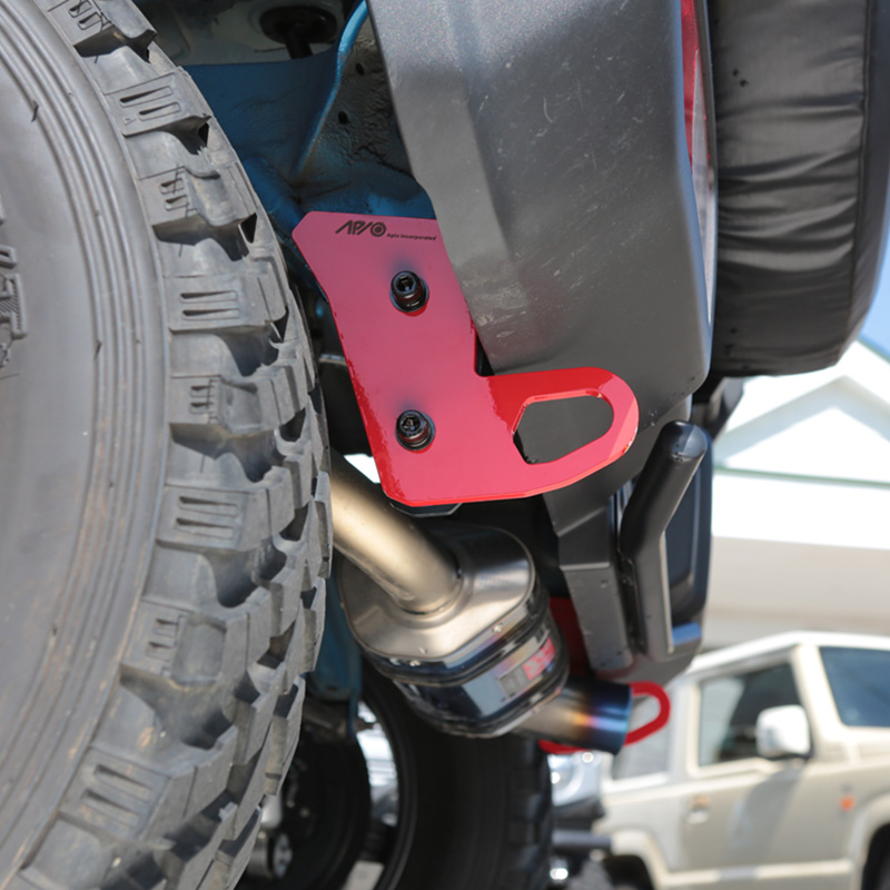 Jimny 9mm Rear Recovery Tow Point Hook APIO JB74 64 Sierra 2018-ON from JAPAN