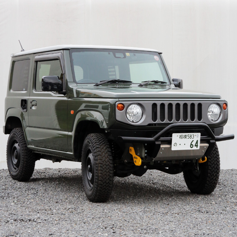 FR】しし狩りバンパー装着車用フロント右牽引フック・9mm厚