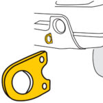 【販売終了】牽引フック・純正フロントバンパー用/バンパーカット仕様(けん引フック)